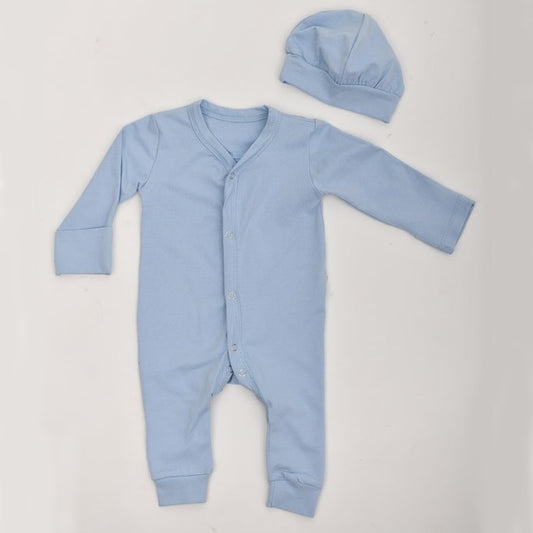 Light Blue Plain Onesie