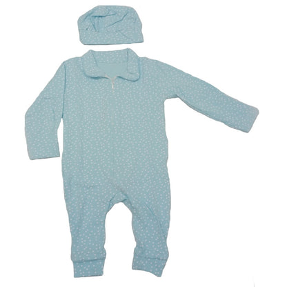 (Pink or Light Blue) with white dots Onesie