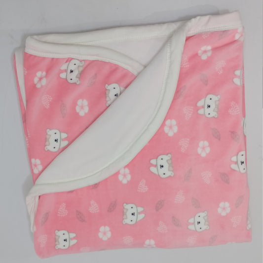 Pink Teddy Bear Blanket