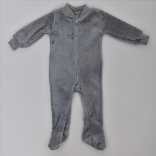 Gray Plain Onesie