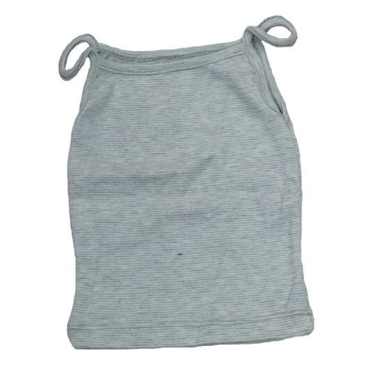 Gray cut undershirt