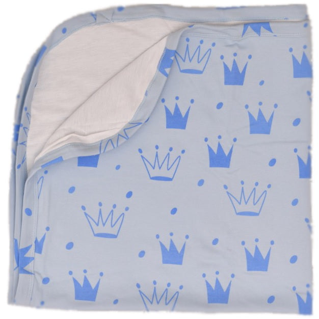 Crown Onesie (Pink or Light Blue background)