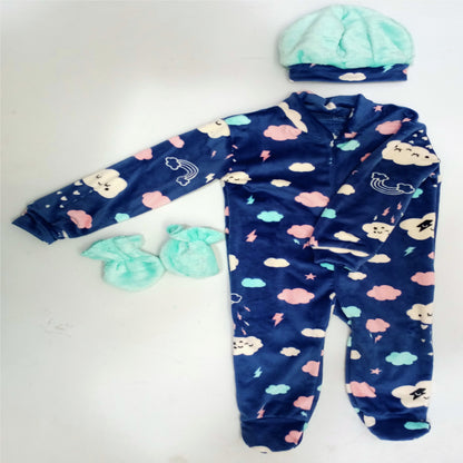 Clouds zipper Onesie