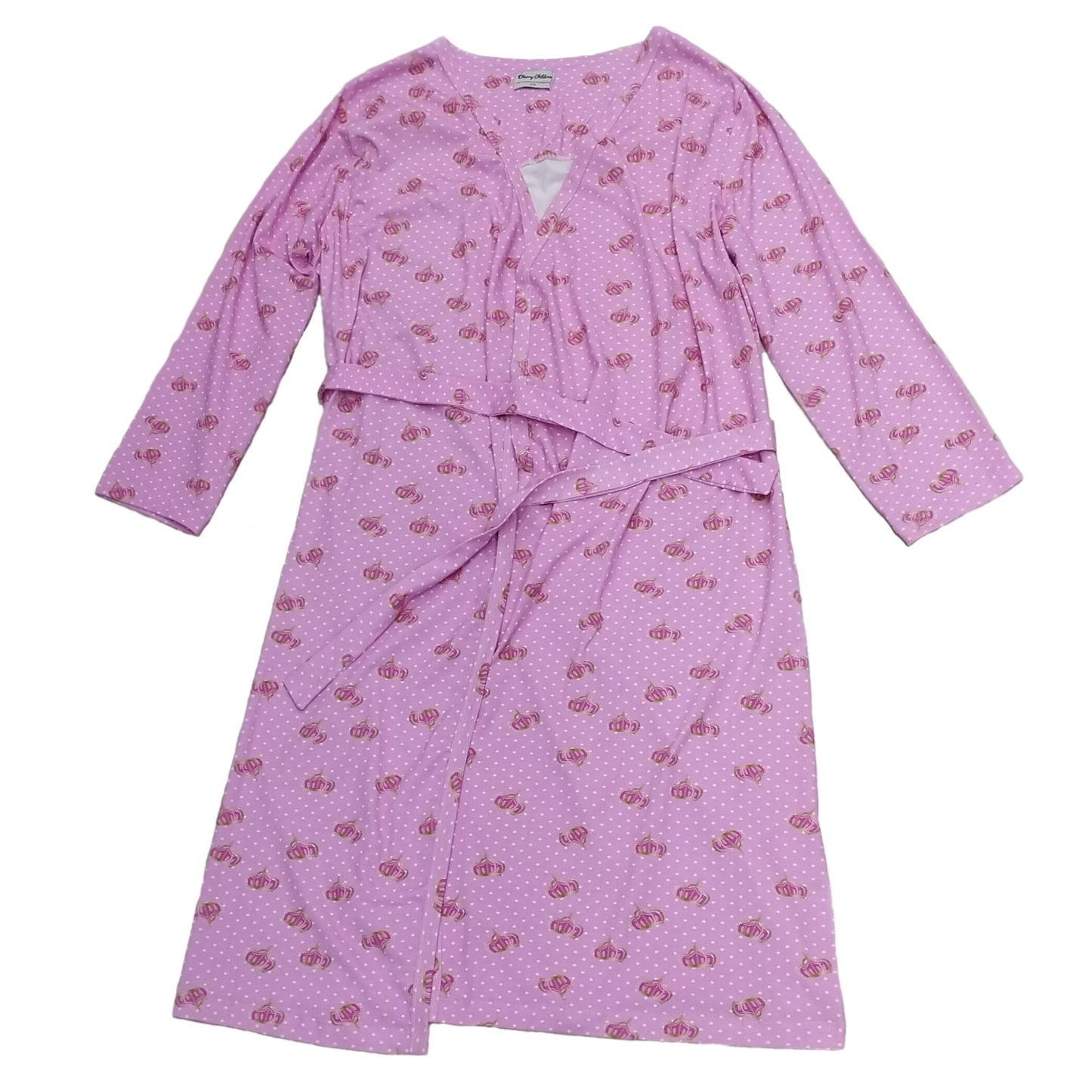 Pink Short Robe dotted Crown