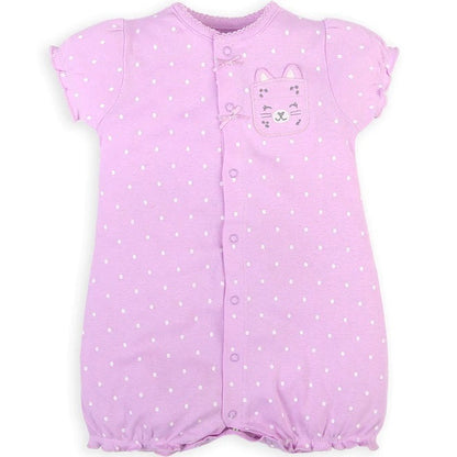 Carters Purple Cat with dots Onesie