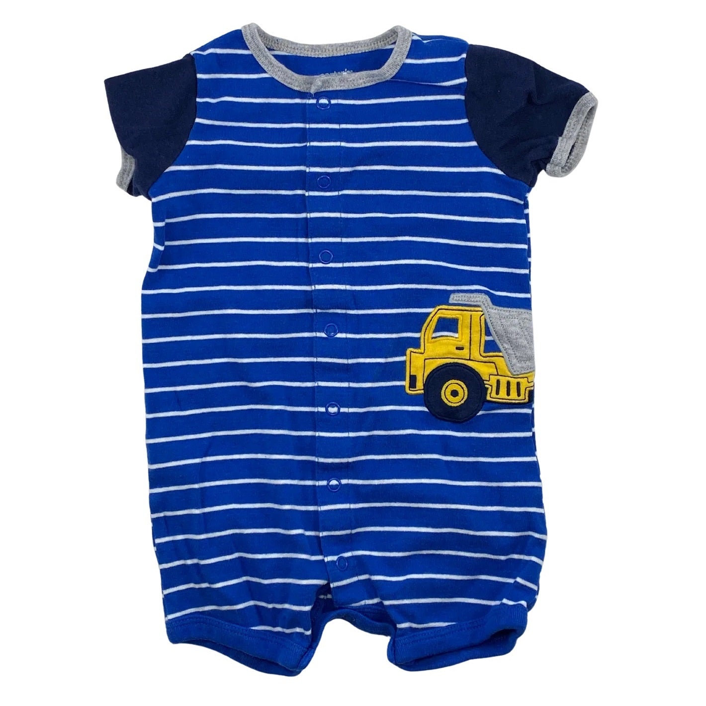 Carters Blue Car Onesie