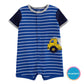 Carters Blue Car Onesie