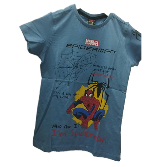 Blue Spiderman T-shirt