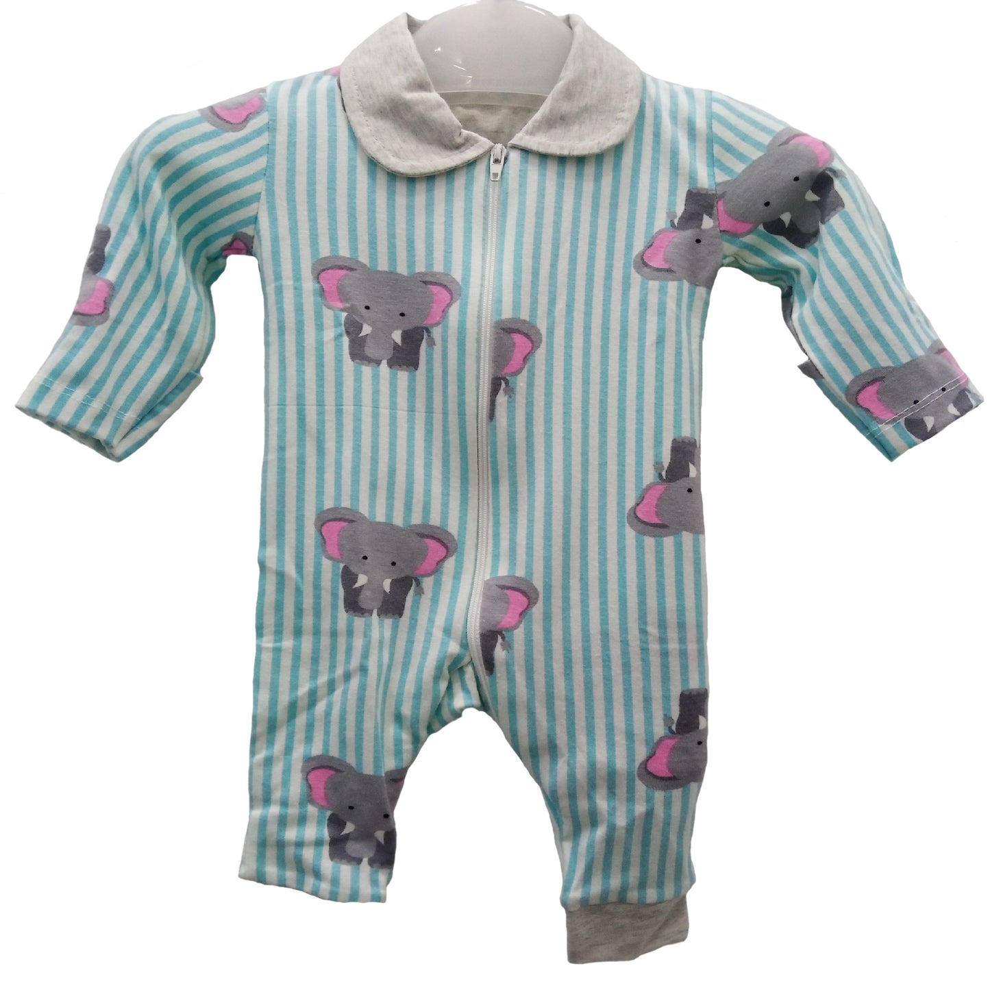 Light Blue Elephant Onesie