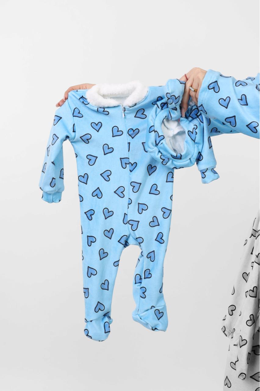 Light Blue hearts Set