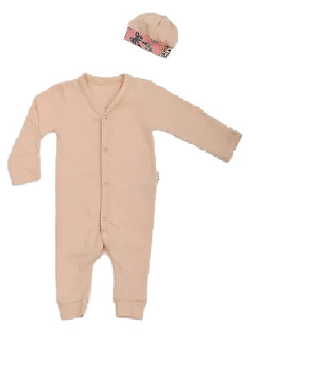 Biege Onesie Plain