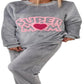 Super Mum fleece PJ