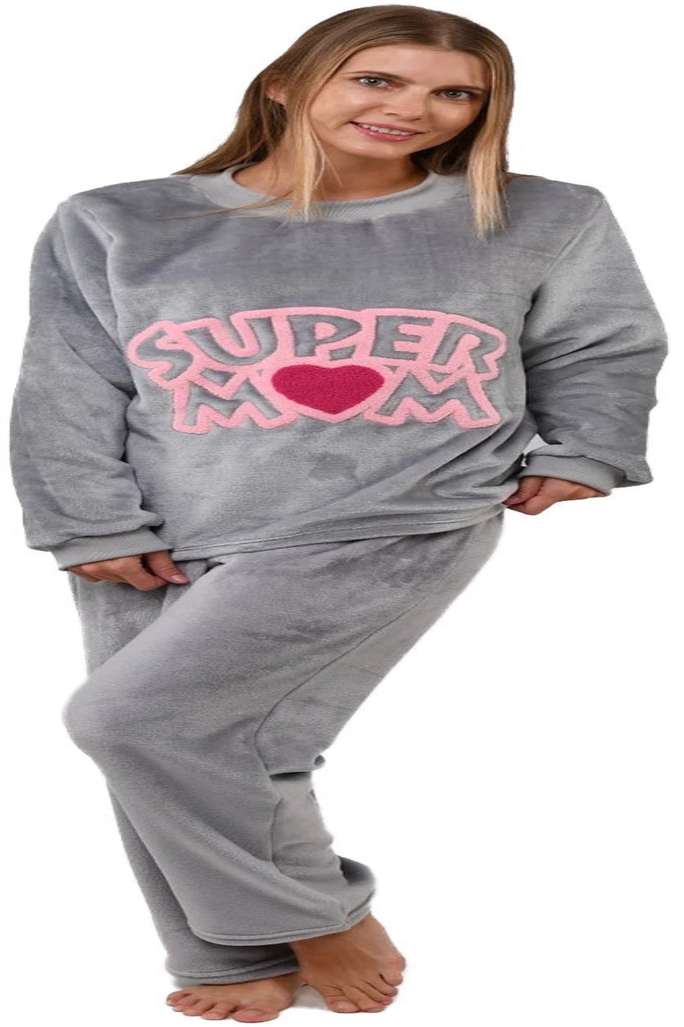 Super Mum fleece PJ