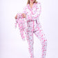 White Kitty & Ribbon PJ Set