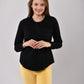 Long Sleeve Cotton Nursing Top (Different Colors)