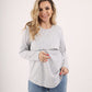 Long Sleeve Cotton Nursing Top (Different Colors)