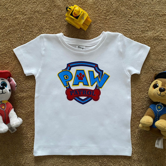 White Boys T-shirt Paw Patrol