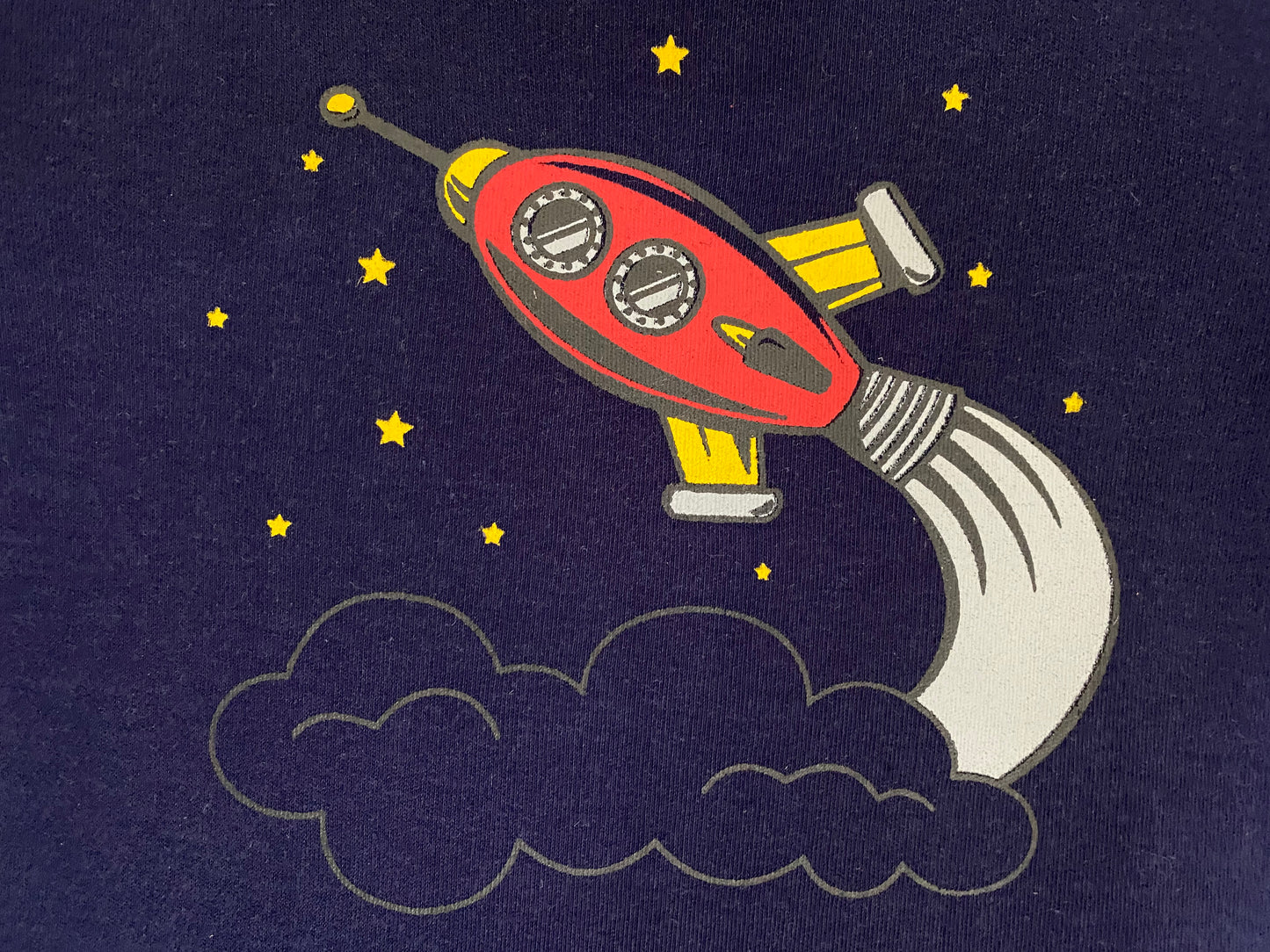 Navy Boys T-shirt Rocket